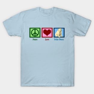 Peace Love Polar Bears T-Shirt